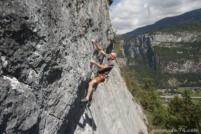 Site d'escalade - Paroi de Magland