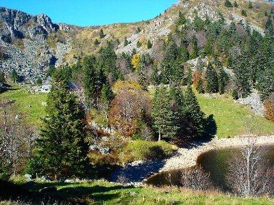 Pêcher dans un lac de la Vallée de Munster