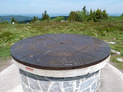La table d'orientation du Tanet-gazon du faing
