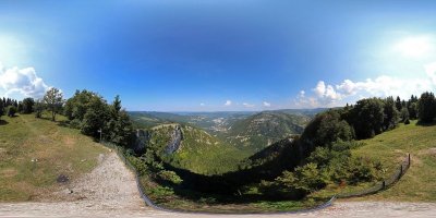 Le belvédère de la Roche Blanche