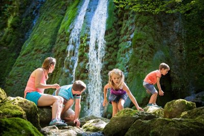 La cascade du Bief de la Chaille et le pont Perroud
