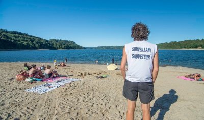 Retenue du barrage de Bort-Les-Orgues