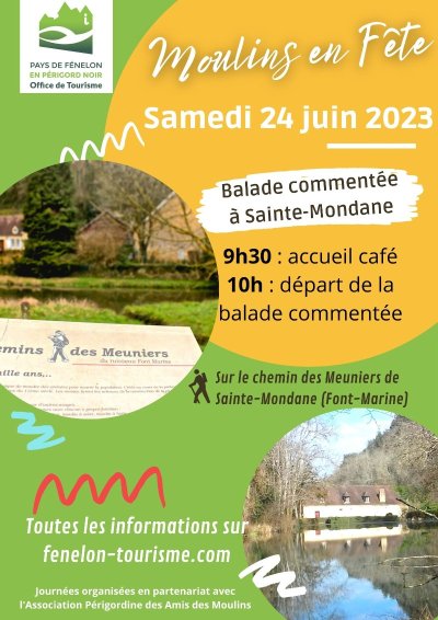 Boucle des moulins à Sainte Mondane