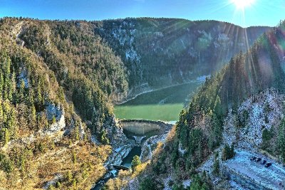 Le barrage du Châtelot