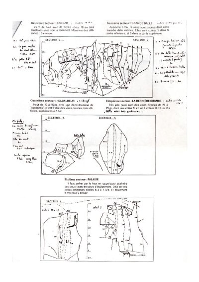 Voies d'escalade de Tamié