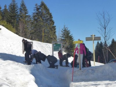 Sentier raquettes de la Faucille au Turet