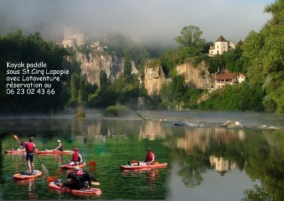 Lot Aventure - Base de Saint-Cirq-Lapopie - Escalade