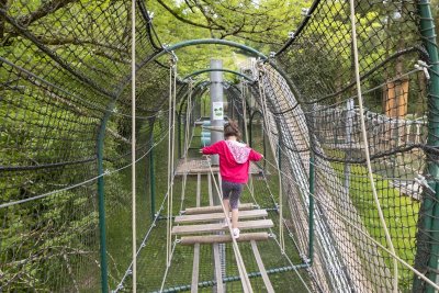 Parcours accrobranche - Normandie luge au Viaduc de la Souleuvre