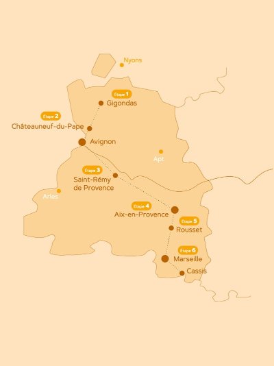 Visites gourmandes en Provence - Traversée gourmande de la Provence