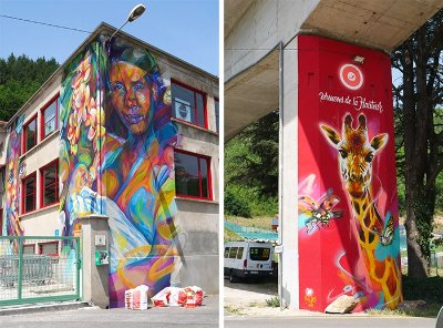 Parcours de fresques murales