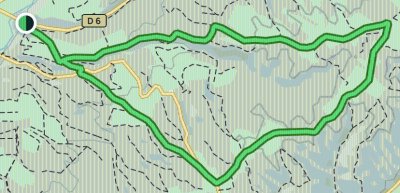 Départ ancienne draille