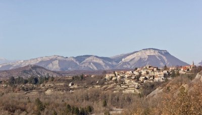 Village perché de Thèze
