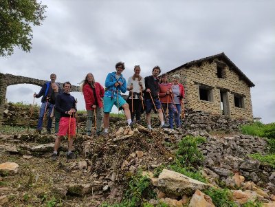 En pleine nature - marche nordique