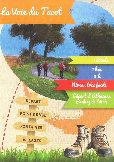 Sentier de randonnee "la Voie du Tacot"