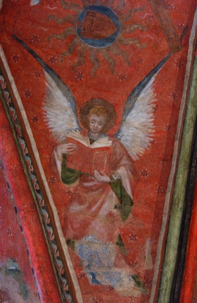 Peintures des Anges Musiciens - Cathédrale Saint-Julien - Le Mans