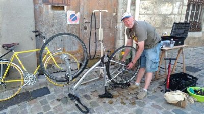 Atelier de réparation de vélos