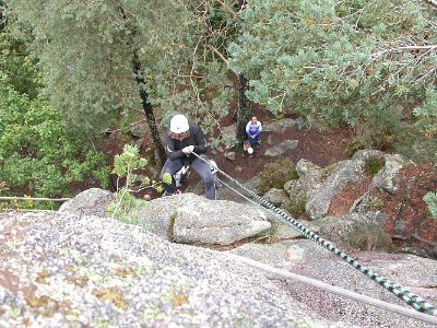 L'escalade au Rocher du Chien