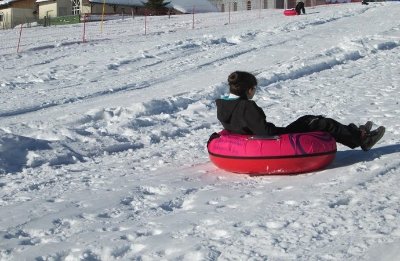Piste de snowtubing