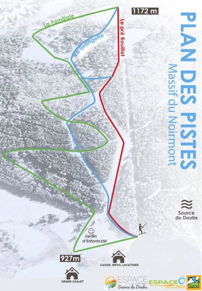 Station de ski alpin - Espace Source du Doubs