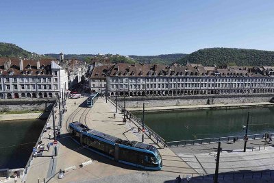Besançon vue du Tram