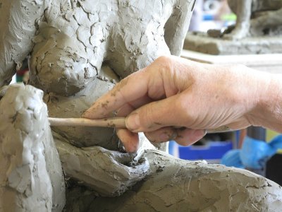 Marie-Christine Cadiau - sculpteur - Atelier du musée