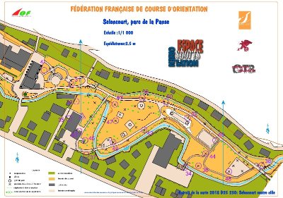 Parcours d'orientation du Parc de la Panse à Seloncourt