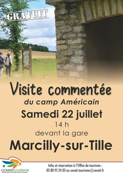 Visite du camp américain