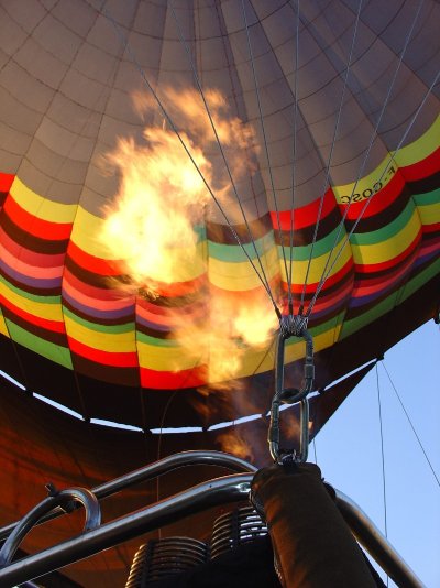 Survol de Dijon en montgolfière