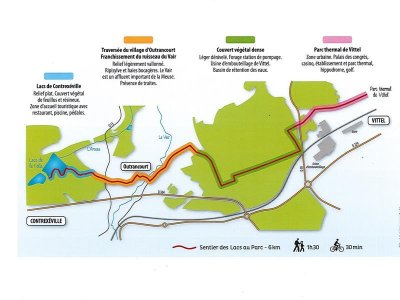 Sentier des Lacs de Contrexéville au Parc de Vittel - 6 km