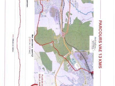 Parcours vélo - vae 24 km