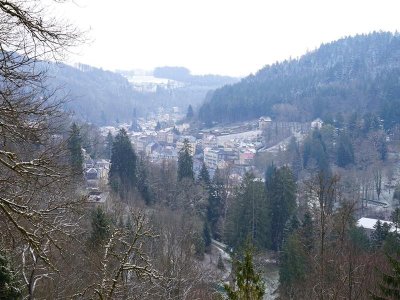 Circuit vtt AC4 bleu - autour des Granges de Plombières