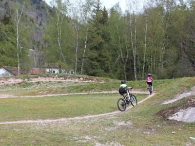 Le terrain de bicross de la vertbruche