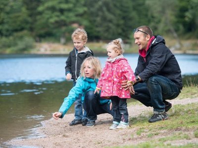 Balade famille au lac de Blanchemer à La Bresse