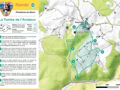 Randonnée - la tombe de l'aviateur