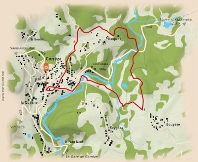 Circuit vélo loisir La Vallée de la Corrèze