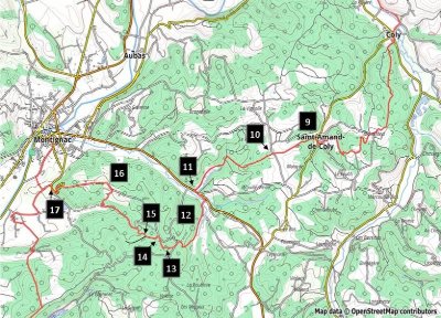 Dans les pas des Hommes de Lascaux Etape 2:St Amand de Coly - Montignac