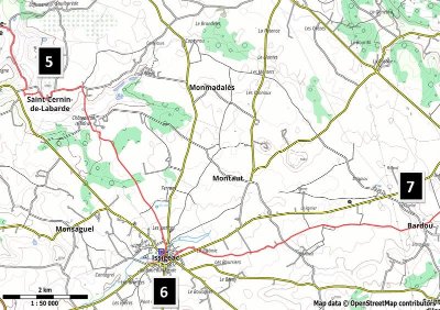 De Bergerac à Rocamadour Etape 2