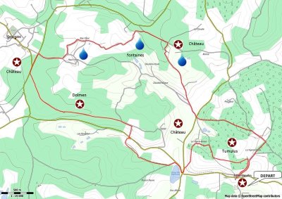 Boucle des châteaux St Aquilin