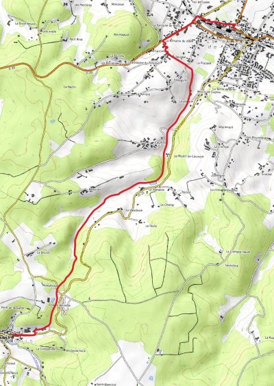 Cadouin en écomobilité - L'abbaye au suaire, inscrite à l'Unesco