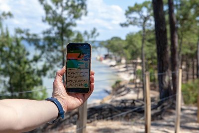 Le sentier du Lac à Maubuisson