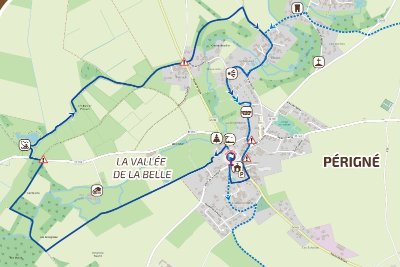 Le sentier de la Belle - Périgné