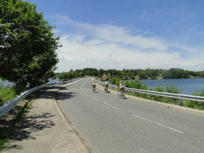 Circuit vélo route "Lac de Pareloup"