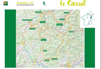 Escapade à vélo dans les Vosges du sud