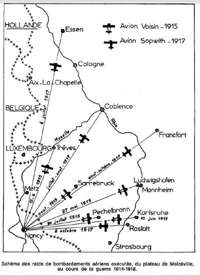 Architectures de Meurthe-et-Moselle - le long du chemin stratégique à Malzéville