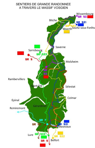 Sentier de grande randonnée GR 532