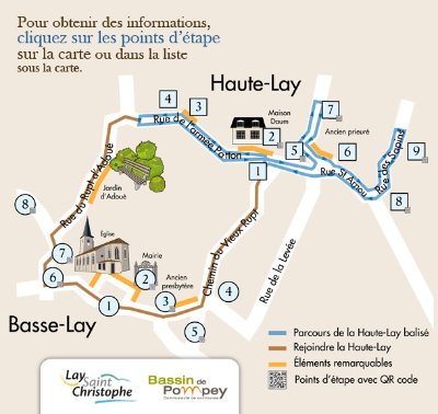 Circuit touristique des fontaines de Lay-Saint-Christophe