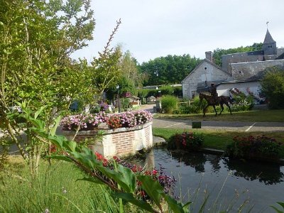 Benjamin Rabier : Des fleurs et de pierre - A pied, en famille