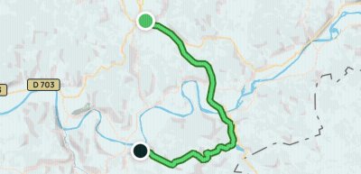 Chemin de Barker en Vallée Dordogne Etape 1