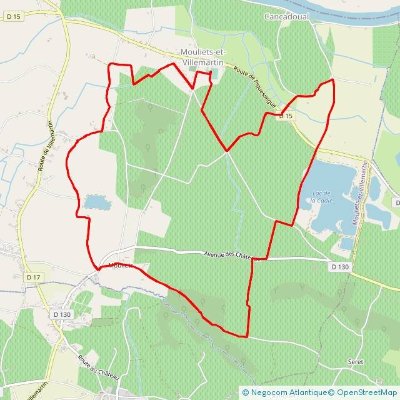 Circuit rouge de Mouliets-et-Villemartin