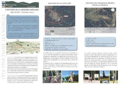 Sentier de mémoire de la cote 627